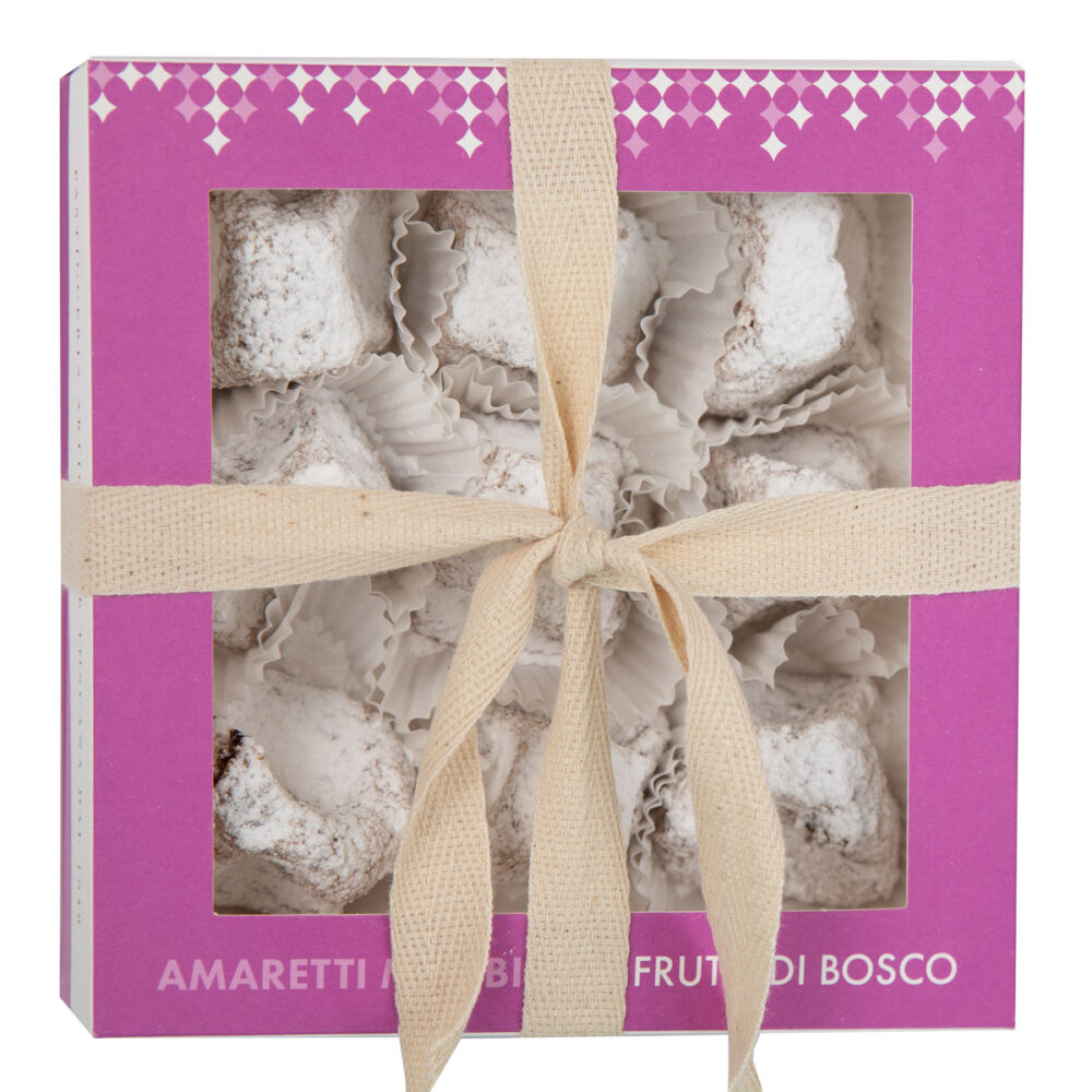 Amaretti morbidi ai frutti di bosco